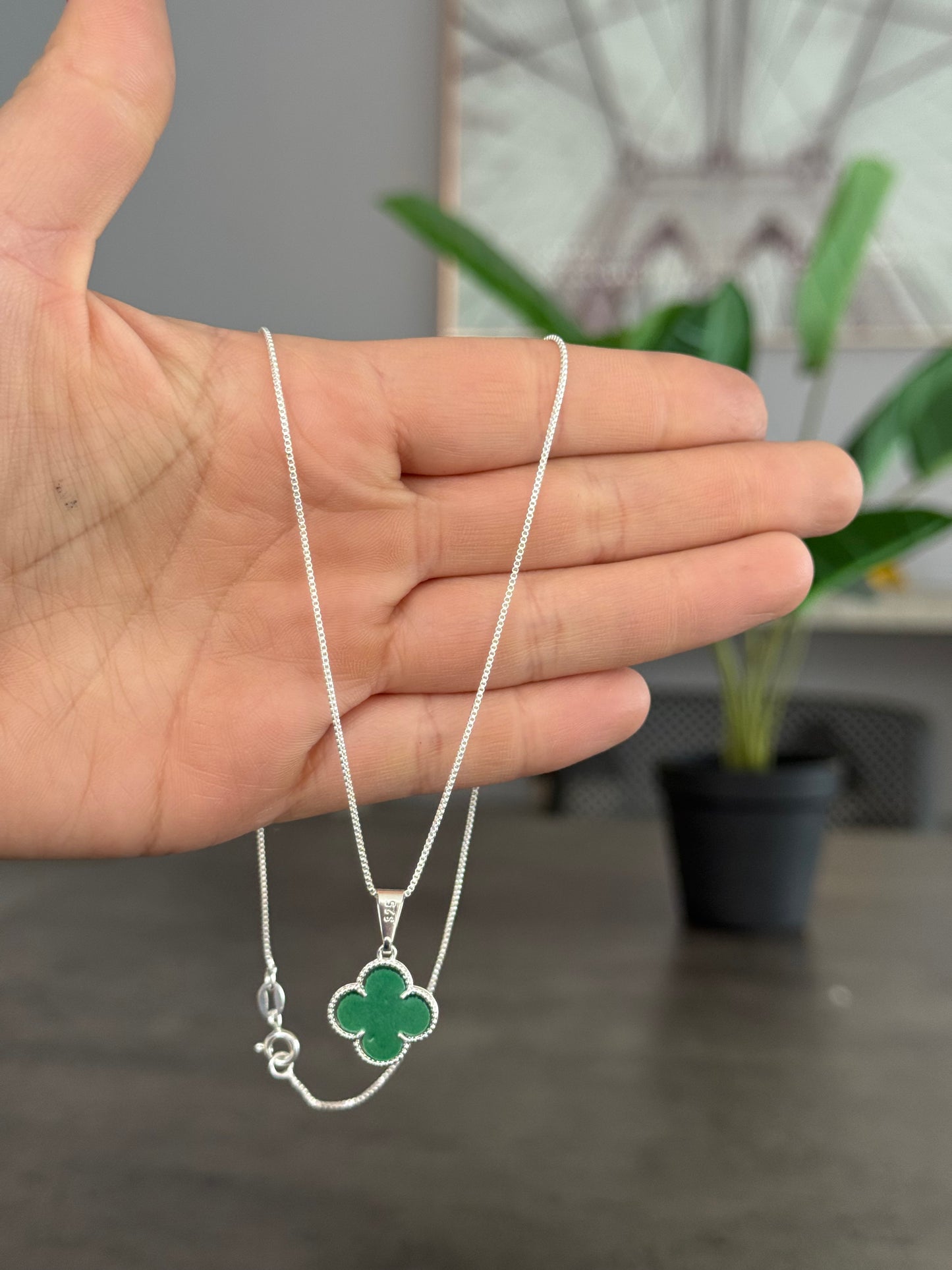 Colgante Vancleff Verde 💚