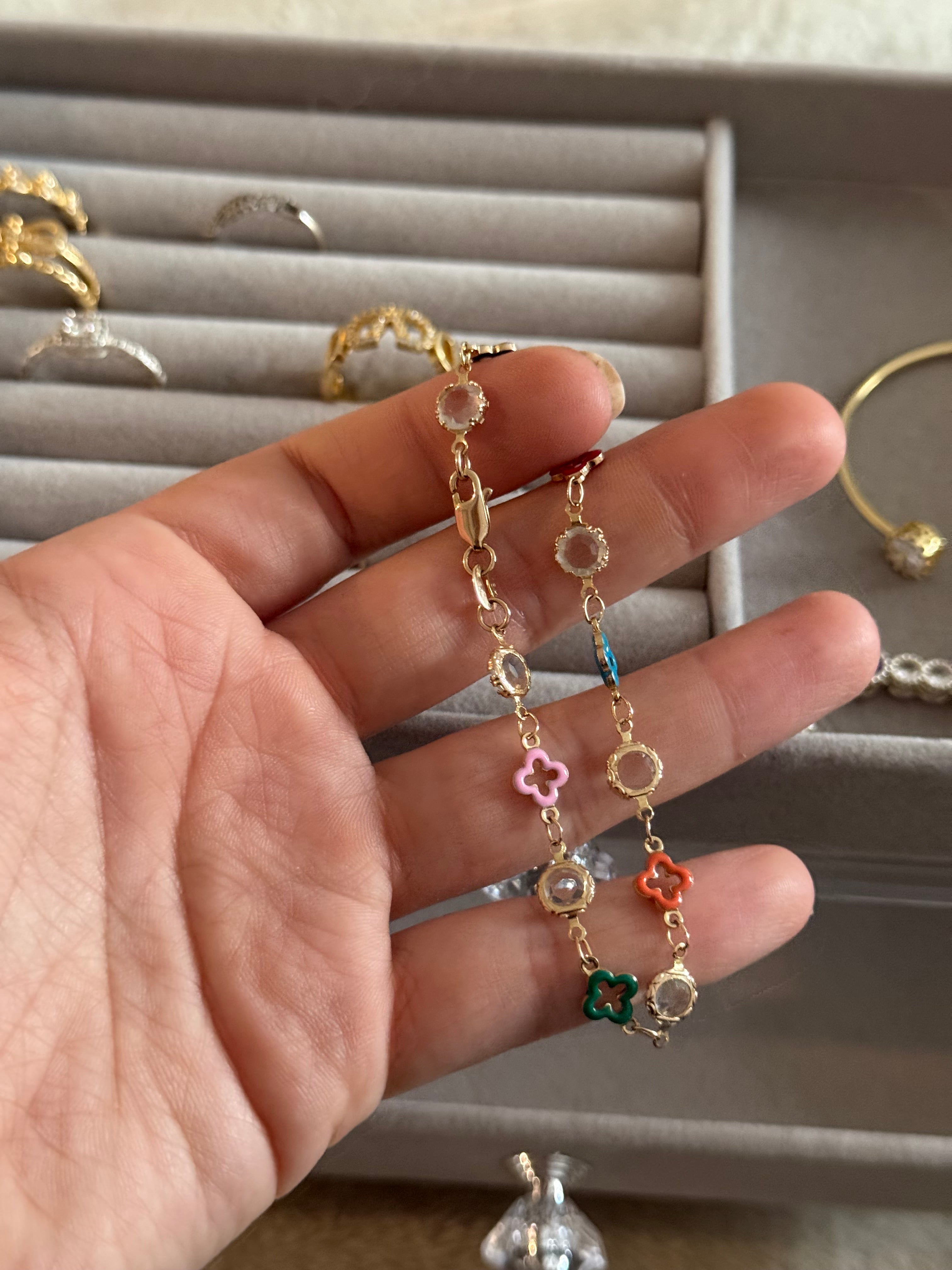 Pulsera Louis vitton laminado  18k