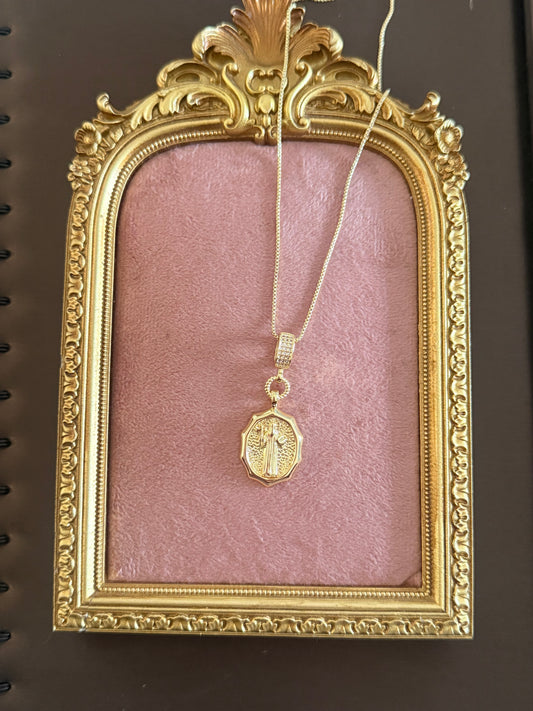 ✨ Colgante san Benito oro  Laminado 18K  ✨