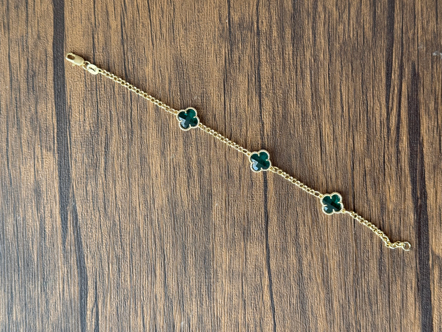 Pulsera Vancleff esmeralda 🍀