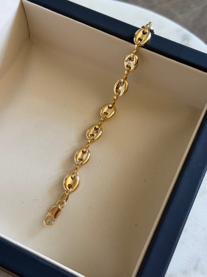 Pulsera gucci laminada en 18k