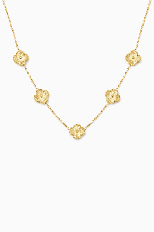 Collar vancleff dorado