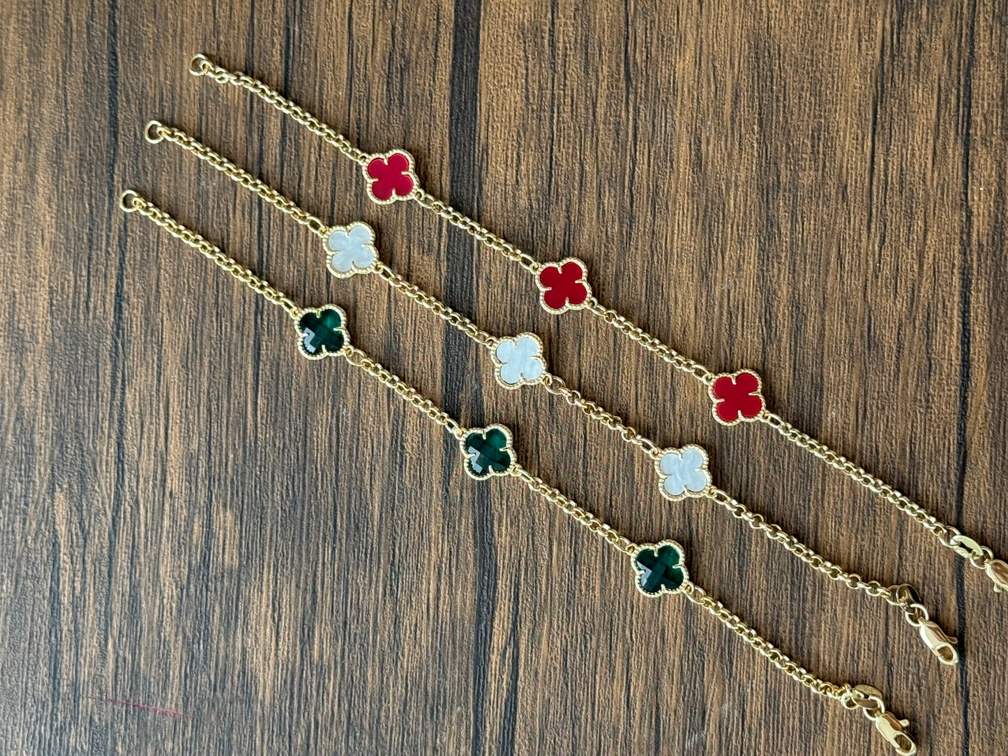 Pulsera Vancleff esmeralda 🍀