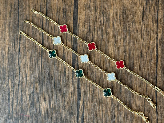 Pulsera Vancleff blanca 🍀