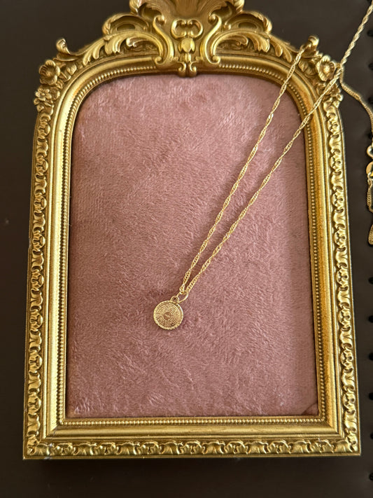 ✨ Colgante padre nuestro mini oro  Laminado 18K ✨
