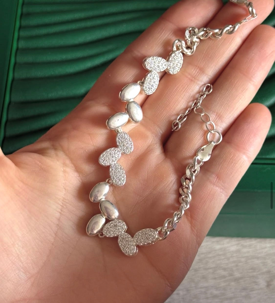 Pulsera plata ley 925 circonita ✨💎🪎