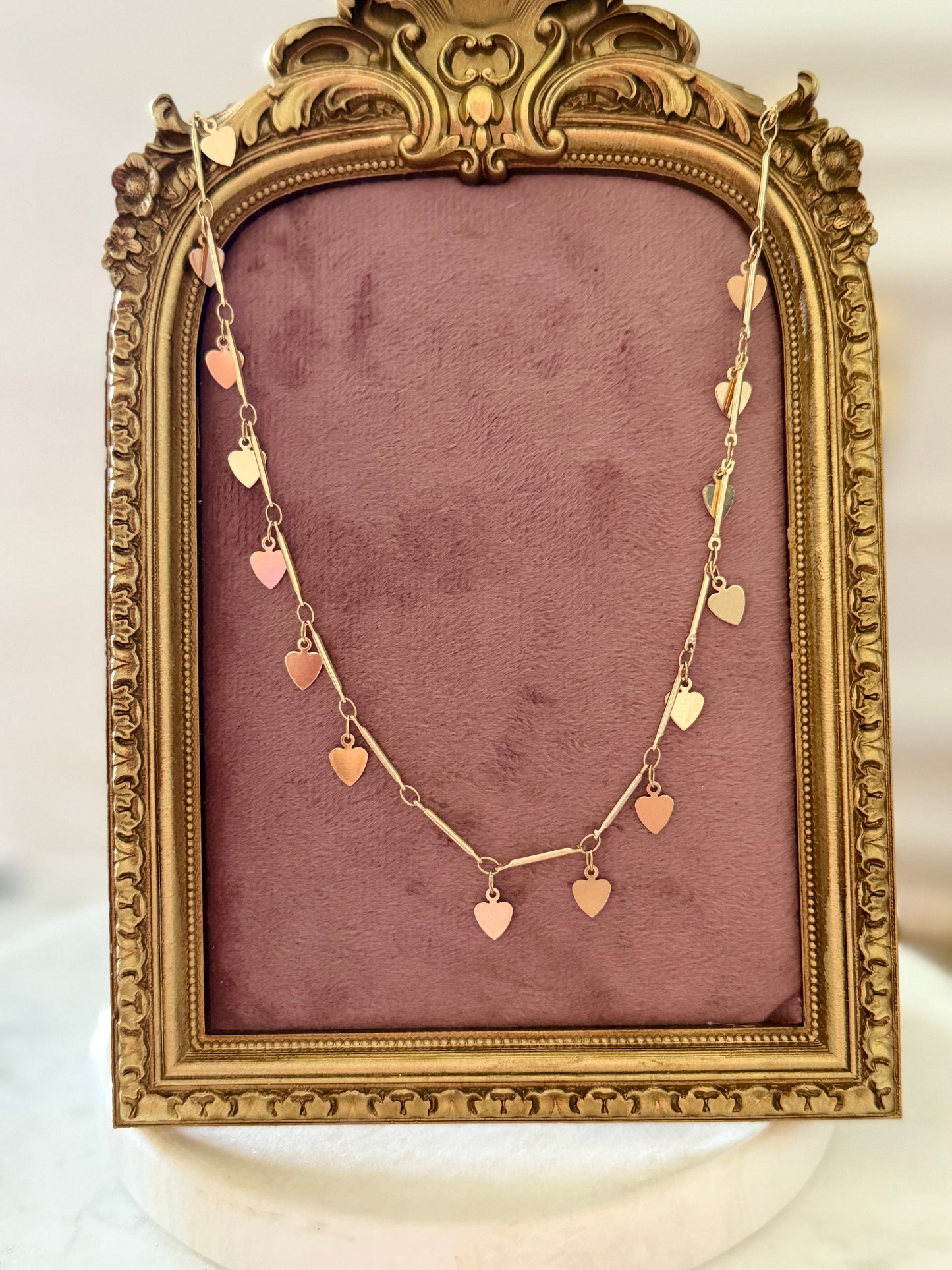 Laminado 18k 
de corazón oro