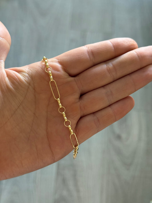 Pulsera rolo facetado unisex