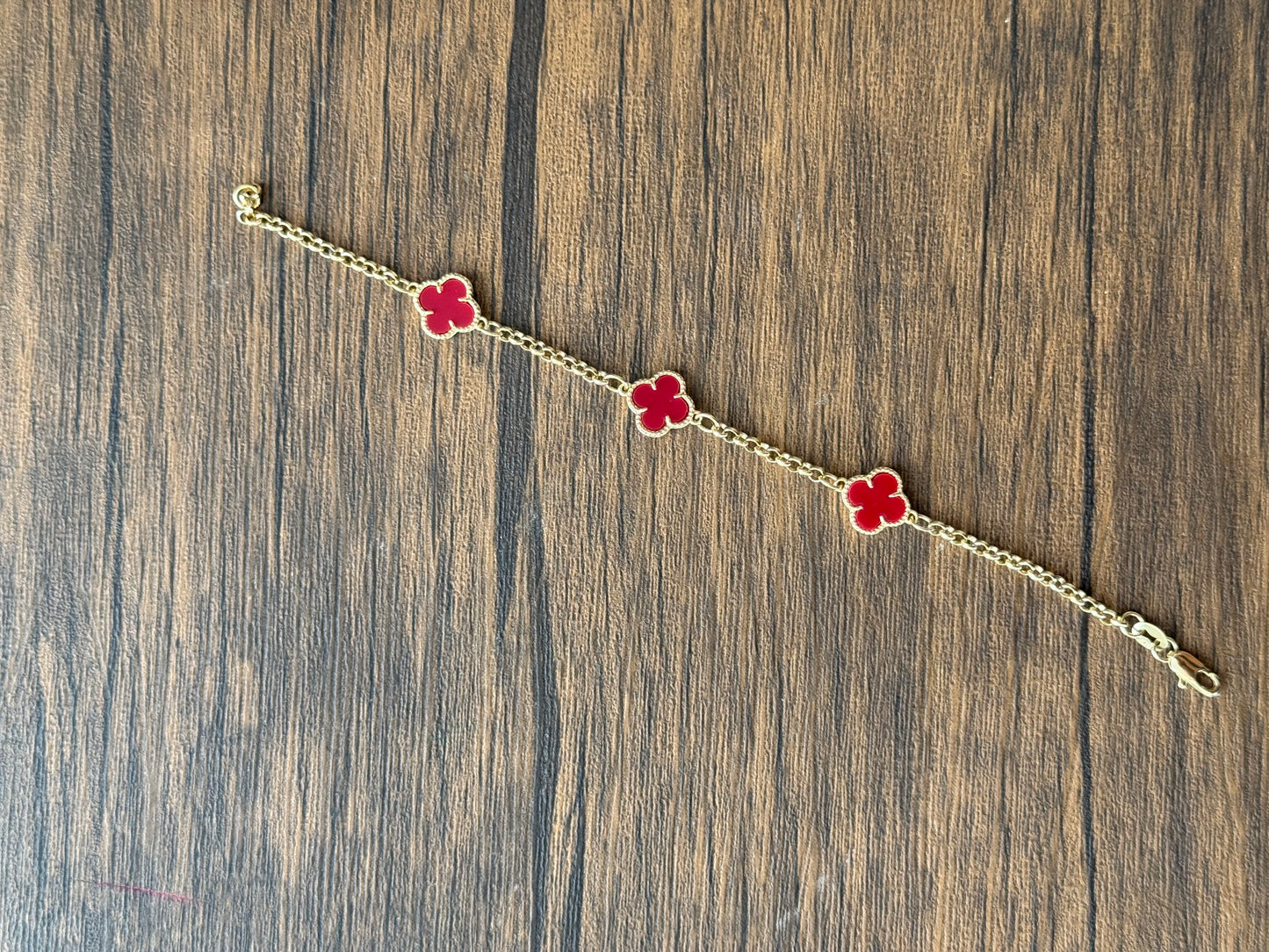 Pulsera Vancleff roja ☘️